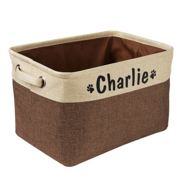 Personalised Toy Basket - Paws at Heart