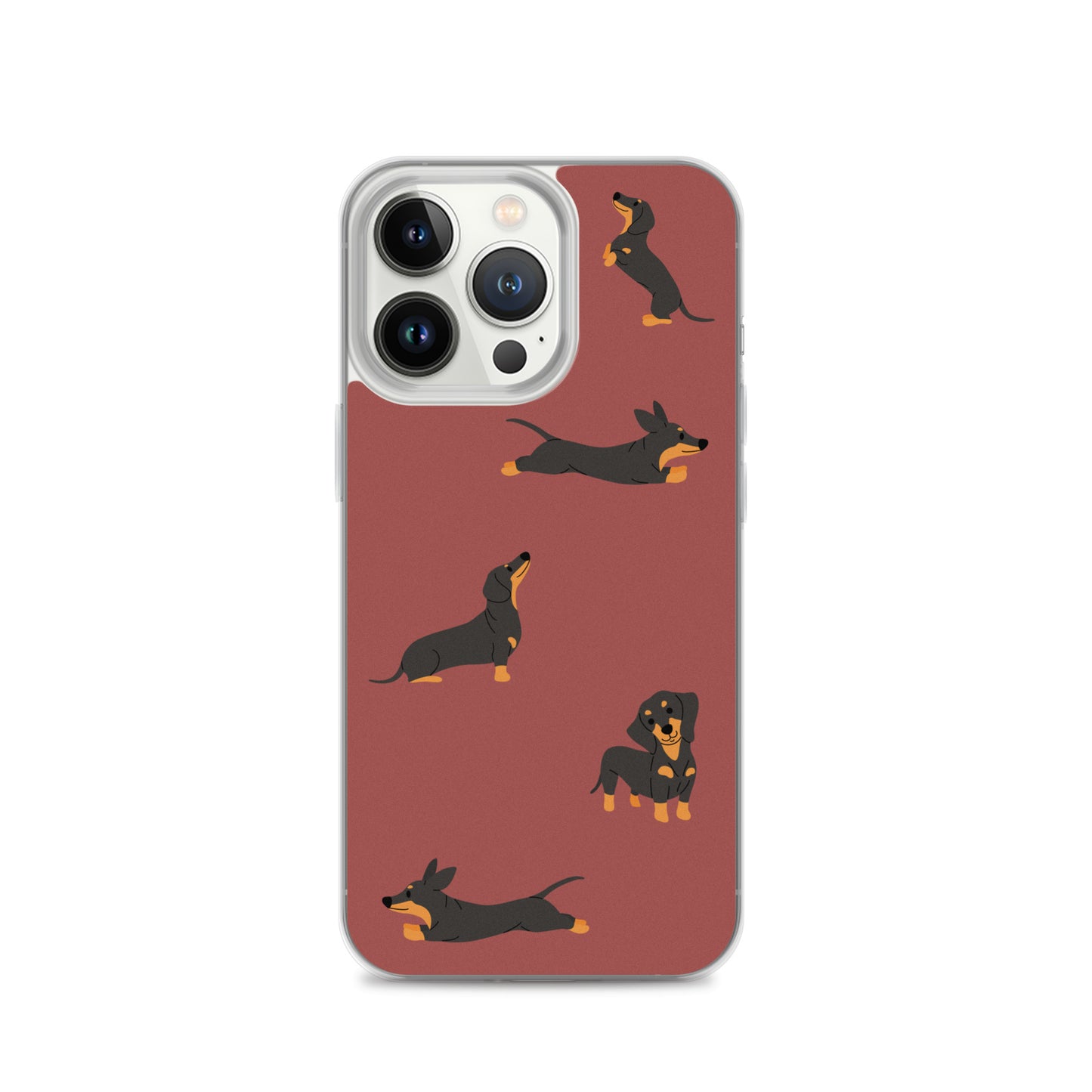 Dancing Dachshunds - Terracotta Case for iPhone®