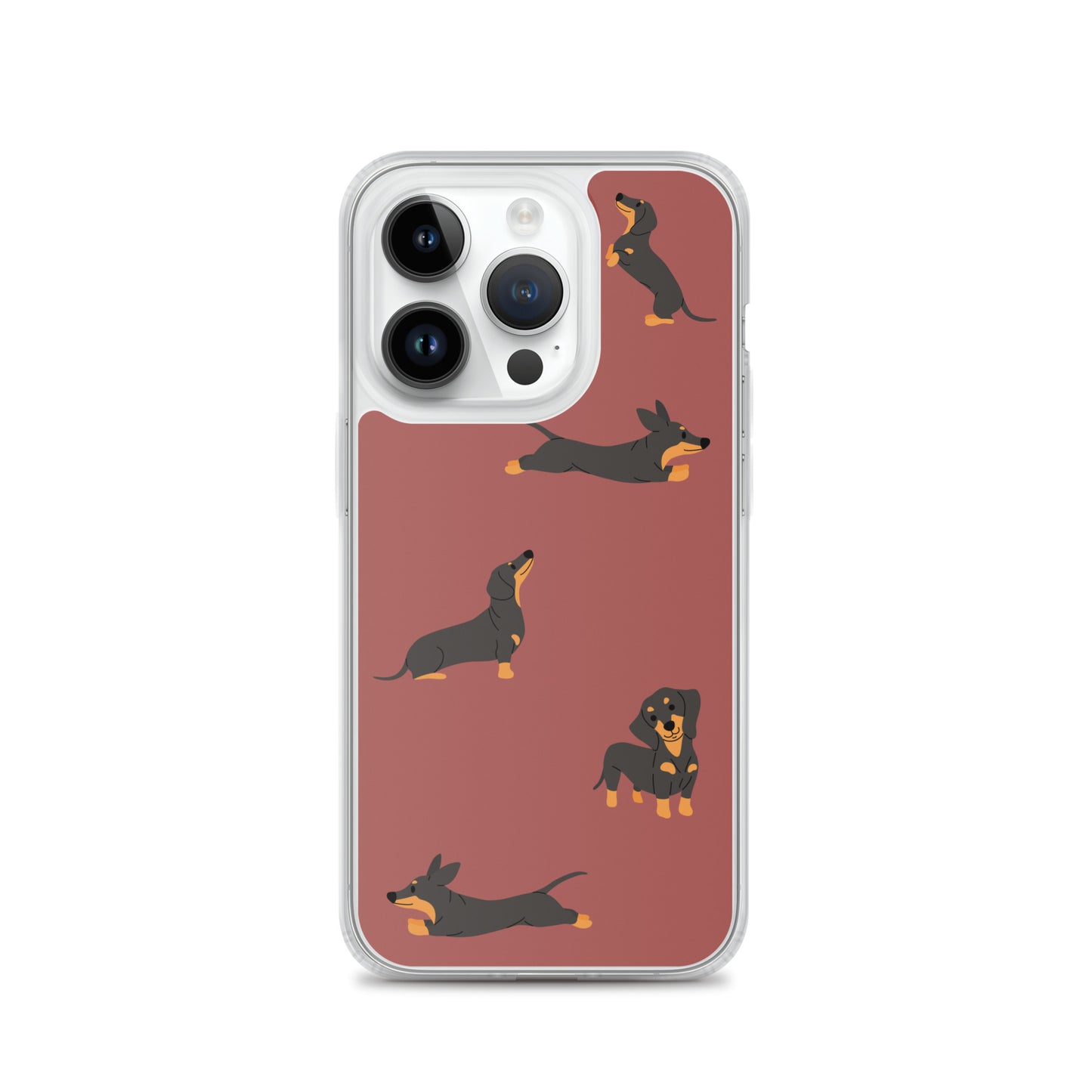 Dancing Dachshunds - Terracotta Case for iPhone®