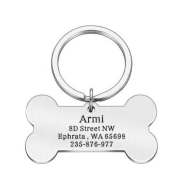Engraved Name Tag - Paws at Heart